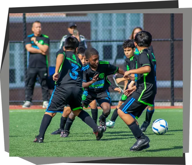 Travel Team players practicing game-speed drills and teamwork
